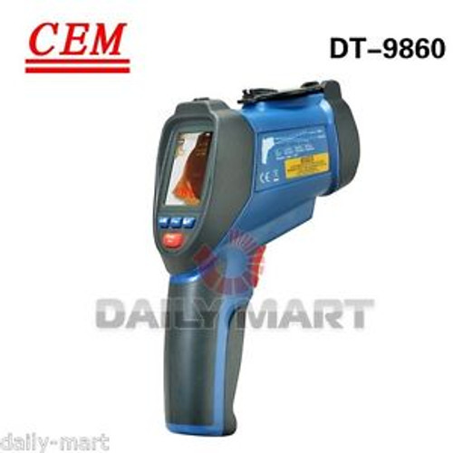 New CEM DT-9860 Infrared Video Thermometers with Color TFT LCD & Camera