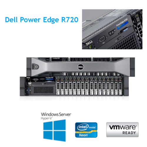 Dell Poweredge R720 2X E5-2650 V2 8Core 2.6Ghz 128Gb 16X300Gb Hdd H710 Memory-