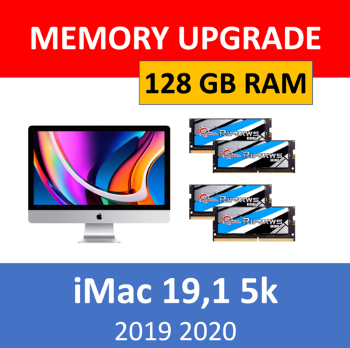128Gb 4X32Gb Ddr4 2666 Memory G.Skill Ram For Apple Imac 5K 19,1 2019 Upgrade
