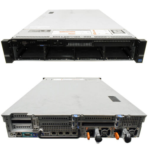 Dell Poweredge R720 2U H710P Mini 2X E5-2690 V2 Cpu 16Gb 8X3.5 Bay Memory Server-