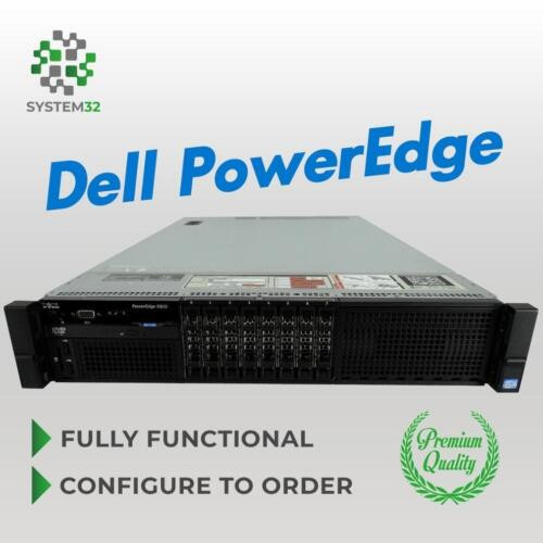 Dell Poweredge R820 8 Sff Server 4X E5-4610 2.4 Ghz 24C 128Gb No Drive