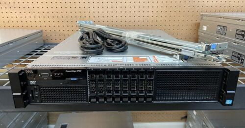 Dell Poweredge R720 Server 2 X Intel E5-2637 V2 3.5Ghz 64Gb Ram 3 X 1Tb Sas Rk
