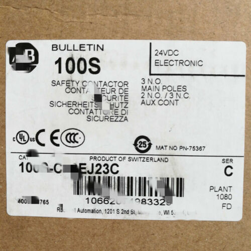 1Pcs New 100S-C16Ej23C   90Days Warranty