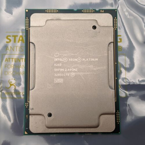 Intel Xeon Platinum 8260 2.40Ghz 24-Core Processor Cpu Lga3647