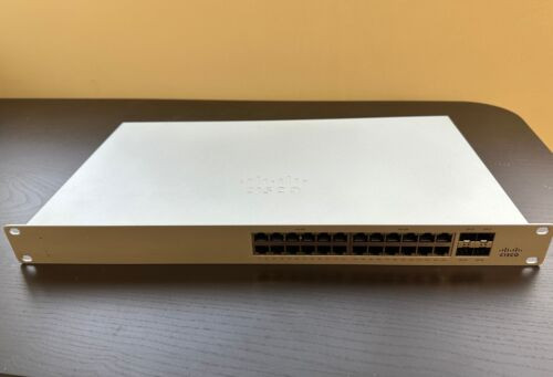 Cisco Meraki Ms120-24P-Hw Unclaimed Cloud Managed Switch 24-Port Poe