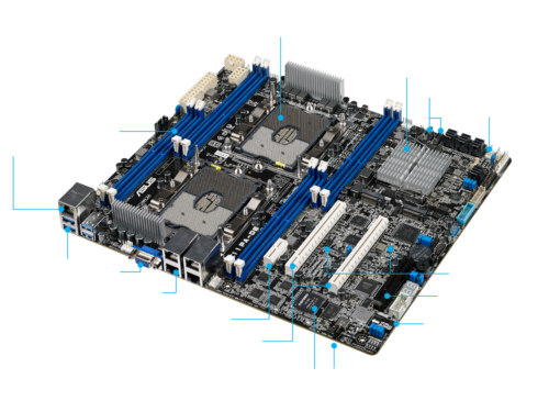 Asus Z11Pa-D8 Ceb Server Motherboard Dual Lga 3647