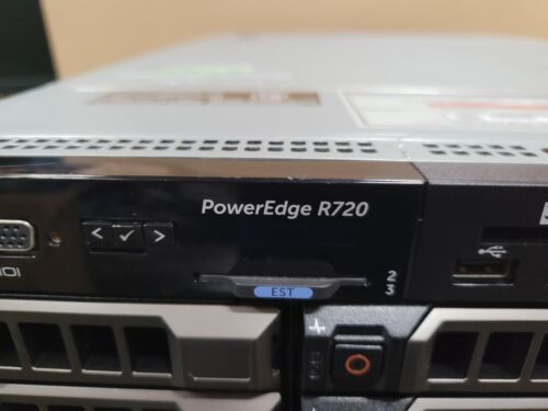 (256Gb Ram) Dell R720 8 X 3.5" Bays 2 X E5-2670 @ 2.60Ghz Cpu'S 8 X Caddies H710