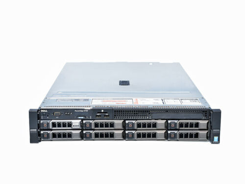 Dell R730 8Lff 1.8Ghz 20-C 192Gb H730P Raid 4X1G Nic 2X750W Psu Rails 8X Trays
