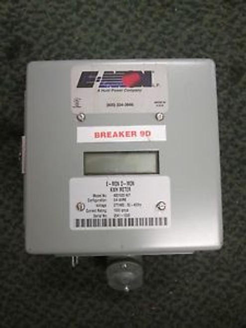 E-Mon D-Mon KWH Meter 4801600 KIT 3/4 W 277/480V 50-400Hz 1600A Used