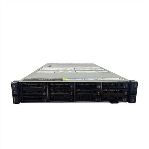Lenovo Hr650X 2U Sever 123.5" Bays 2X550W Psu Support 2Xlga3647 Cpu/8X Nvme U.2