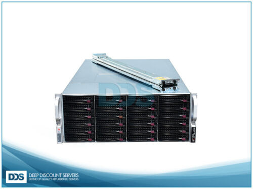 Supermicro 4U 36 Bay Storage Server 2.2Ghz 16-C 192Gb 1X1280W Rails Truenas Zfs