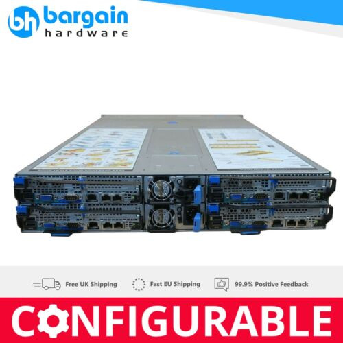 Quantaplex T41S-2U 4-Node Server 24Sff: 8X E5-2600 V4 20-Core, 2Tb Ddr4 Ram Lot