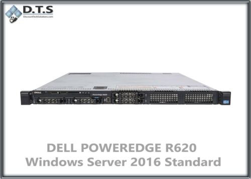 Dell Poweredge R620 Server 2X E5-2620 2.0Ghz 32Gb H310 Windows Server 2016 Std