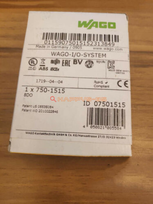 One Wago 750-1515 Buscoupler Devicenet Module Plc Adapter New