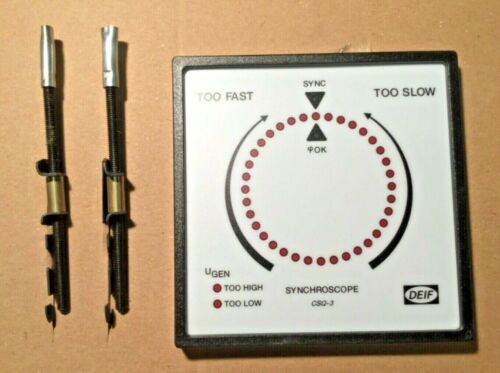 Deif Csq-3 Marine Multifunction Precision Synchroscope Meter