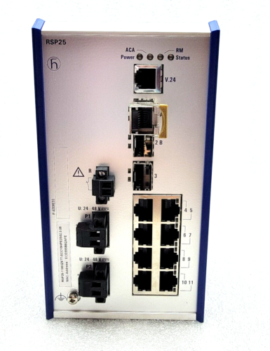 Hirschmann Rsp25 Rail Switch With Axcen Sfp-100Tx Copper Sfp 8 Port