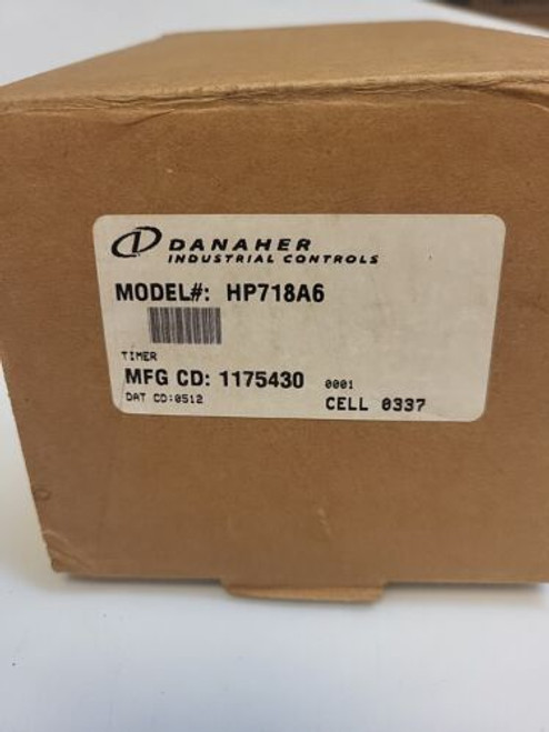 Danaher Controls Hp718A6  New