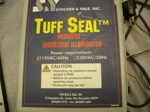 Tuff Seal Imagelite Industrial Illuminator - Stocker & Yale - 115Vac/60Hz Tuff Seal Imagelite Industrial Illuminator - Stocker & Yale - 115Vac/60Hz