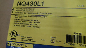 SQUARE D NQ30L1  PNLBD INT NQ 100A MLO