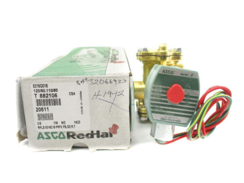 Asco 8316G016 110-120V 10-250Psi 3/8"