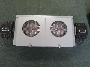 Amp FMV Panel Board Metering Switch 200A 480V Millsbank Meter Sockets Used