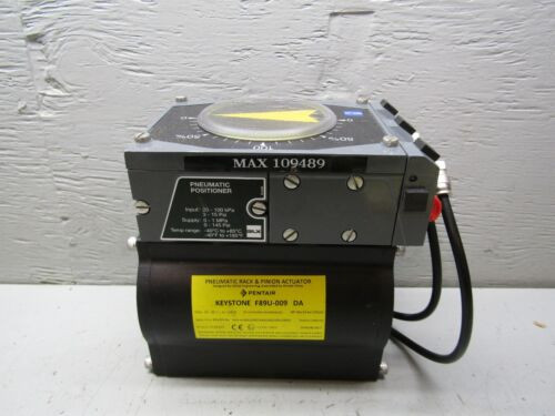Blx V100 Pneumatic Positioner 3-15Psi W/ Keystone F89U-009 Da Actuator