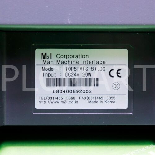 Used Top6Tas-8 Dc M2I Touch Screen Free"" Intl' !