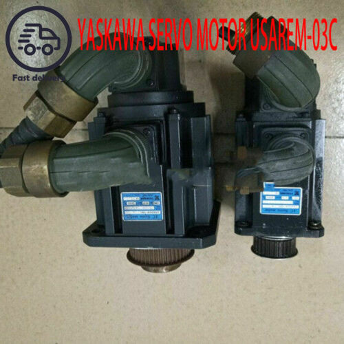 1Pcs Used - Test  Yaskawa Servo Motor Usarem-03C