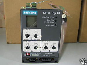 Siemens Static Trip III, LT,ST,GF , 18483905920