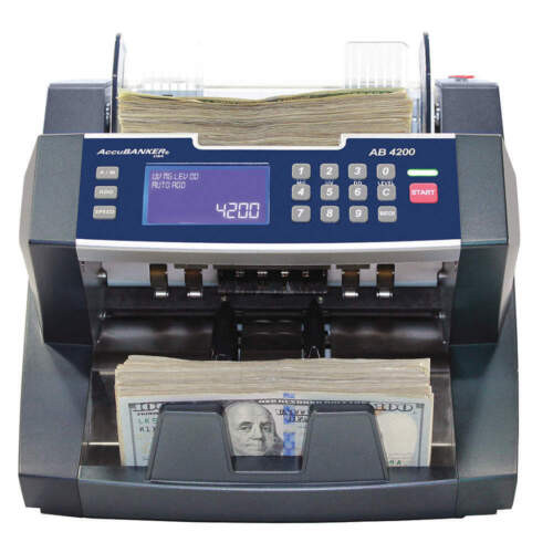 Accubanker Ab4200 Bill Counter,300 Bills Capacity