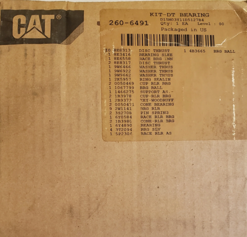 2606491 Bearing Kit New Surplus Genuine Caterpillar