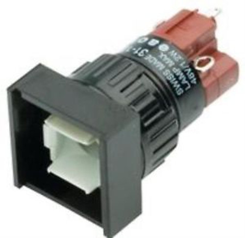 30B4130 Eao 31-152.025 Switch, Pushbutton, Dpdt, 2A, 250V