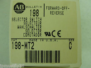 New Allen Bradley Selector Switch, 198-Mt2