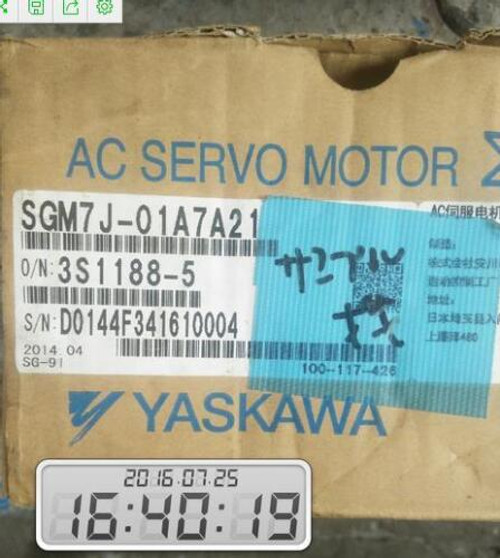 New Motor Sgm7J-01A7A21  !!Via !!