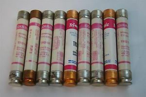 (9) Ferraz Shawmut Tri-onic Current Limiting 1A 600VAC TRS1R