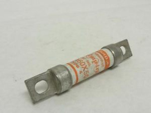 144786 Old-Stock, Gould A60X50 AmpTrap Fuse, 50A, 600VAC, Bladed