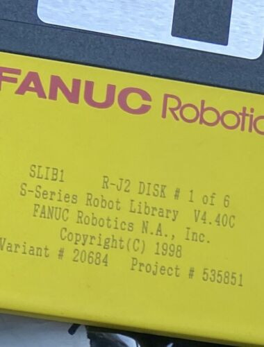 Fanuc New Rj2 Robot  S Series Operating V4.40C  Floppy Disk Set
