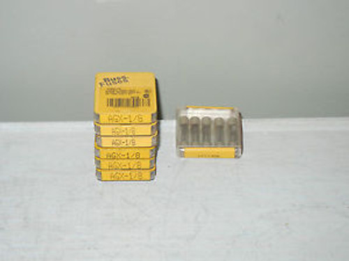 Pack of 35 BUSS AGX-1/8 New 35A 250V Fuses