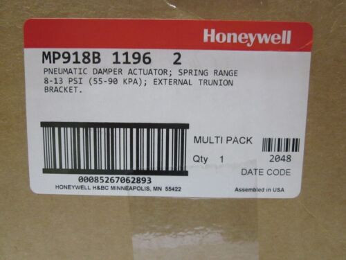 Honeywell Mp918B1196 Pneumatic Damper Actuator