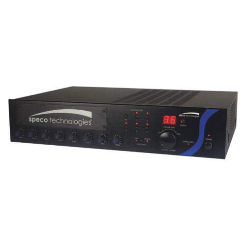 Speco Technologies Pbm60A Pa Amplifier,60W,With Ac Power Cord