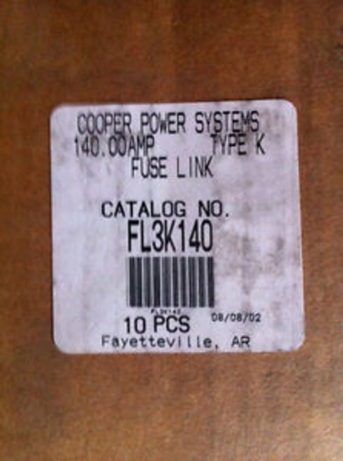 New Cooper Bussman FL3K140 type k fuse link New Cooper Bussman FL3K140 type k fuse link