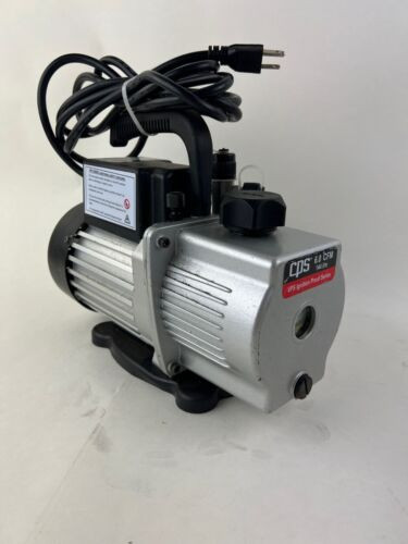 Pro-Set Vacuum Pump: 6 Cfm Displacement, 1/2 Hp Hp, 1/4 In And 1/2 In Flare/3/8