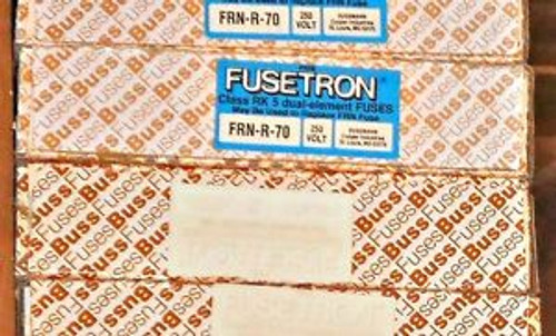 BUSSMANN FUSETRON FRN-R-75 Amp Fuse 250 Volt Class RK5 Lot 5 Fast Ship WOW New