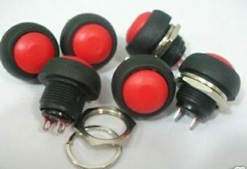 65x RED Momentary OFF-(ON) Push-Button Horn Switch,R33B