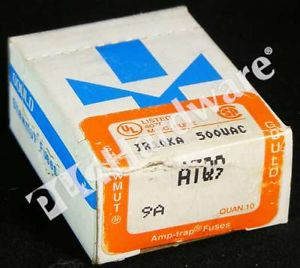 New 10 in Box Gould Shawmut ATQ9 Fuse 9A 500V AC Midget