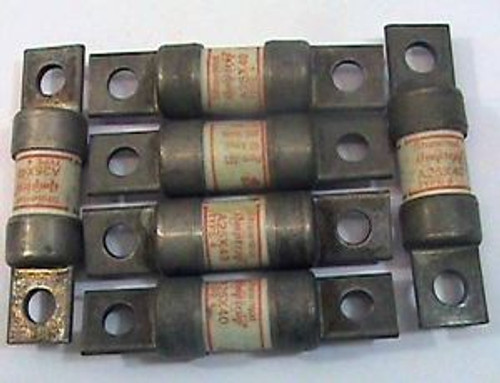 6 each Gould Shawmut Amptrap A25X40 Fuse Type 4 40A 250 Volts Form 101 NOS