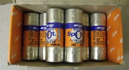 7 BRAND NEW FERRAZ SHAWMUT AJT30 30A 600V TIME DELAY DUEL ELEMENT