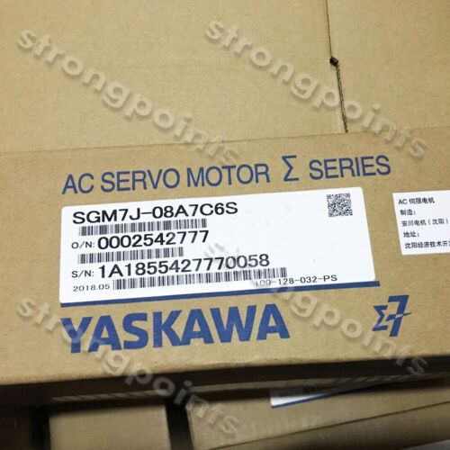 Yaskawa Servo Motor Sgm7J-08A7C6S New 1Pcs