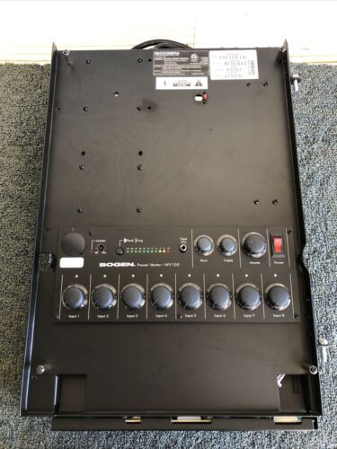 New Bogen Wv100 Power Vector 100W Modular Input Amplifier -