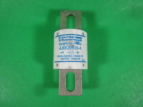 Ferraz Shawmut Fuse 600A, 300V -- A30QS600-4 -- New